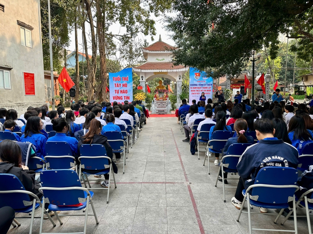 Tây Hồ kỷ niệm 94 năm ngày thành lập Đoàn TNCS Hồ Chí Minh