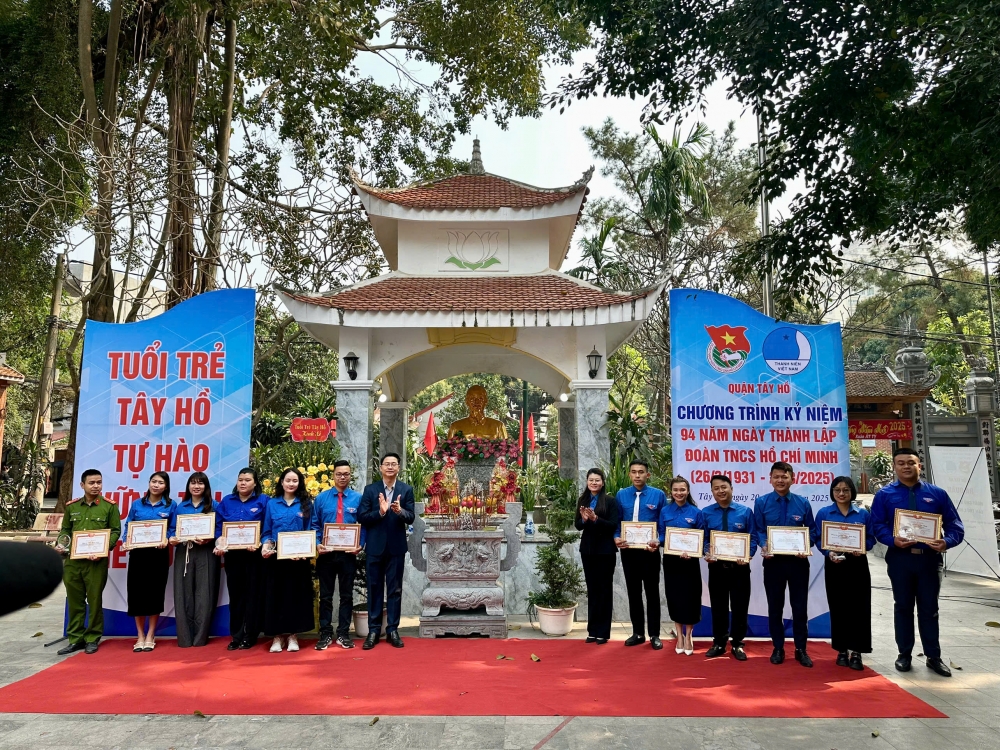 Tây Hồ kỷ niệm 94 năm ngày thành lập Đoàn TNCS Hồ Chí Minh