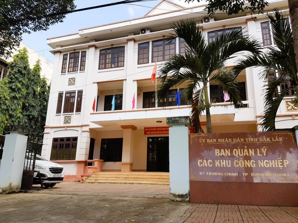 Trụ sở Ban Quản lý Khu công nghiệp tỉnh Đắk Lắk