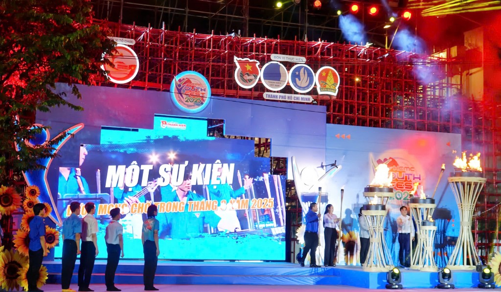 Nghi thức khai mạc Lễ hội Thanh niên 2025