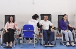 Hơn 600 công nhân, viên chức đăng ký tham gia hiến máu