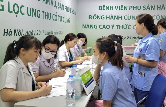 Triển khai khám sàng lọc ung thư vú, ung thư cổ tử cung cho nữ công nhân các khu công nghiệp