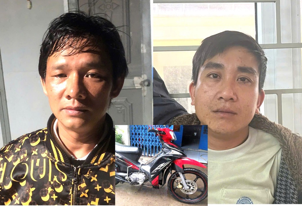 2 đối tượng và tang vật