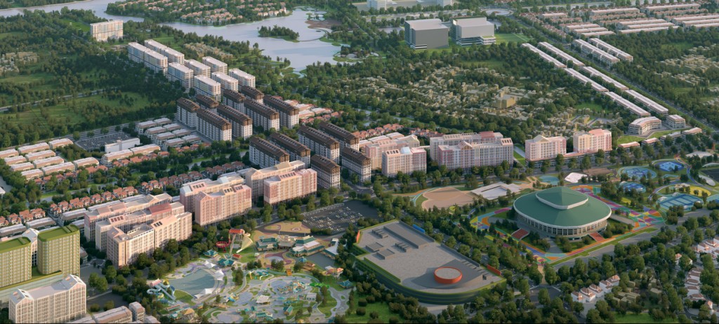 Park Residence kề cận 3 đại công viên (Ảnh: Sun Property)