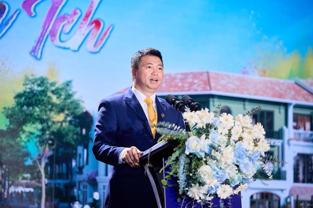 Ông Nguyễn Xuân Chiến, Phó chủ tịch Sun Group Vùng miền Bắc phát biểu (Ảnh: Sun Group)
