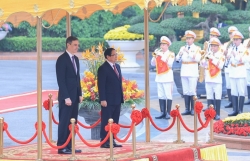 Thủ tướng Phạm Minh Chính chủ trì lễ đón Thủ tướng Tây Ban Nha