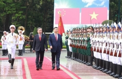 Lễ đón chính thức Tổng Bí thư, Chủ tịch nước Trung Quốc Tập Cận Bình