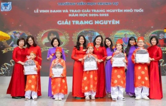 Vinh danh Trạng nguyên nhỏ tuổi trường Tiểu học Trung Tự