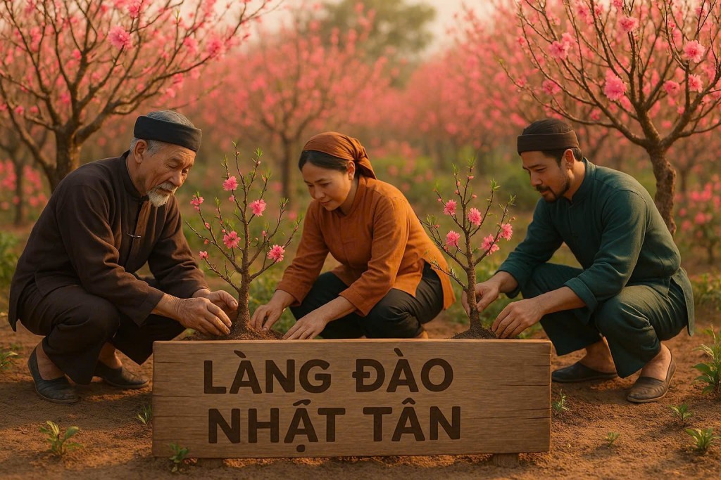 Làng quất Tứ Liên, xôi Phú Thượng… sinh động dưới góc nhìn AI