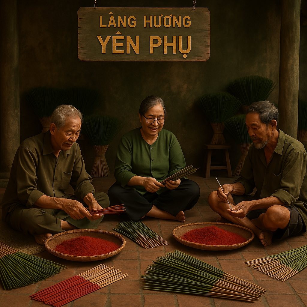 Làng quất Tứ Liên, xôi Phú Thượng… sinh động dưới góc nhìn AI