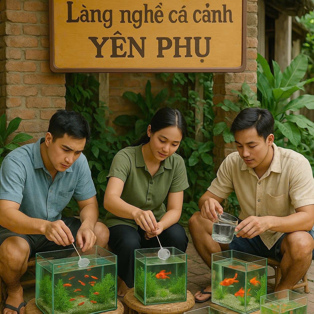 Làng quất Tứ Liên, xôi Phú Thượng… sinh động dưới góc nhìn AI