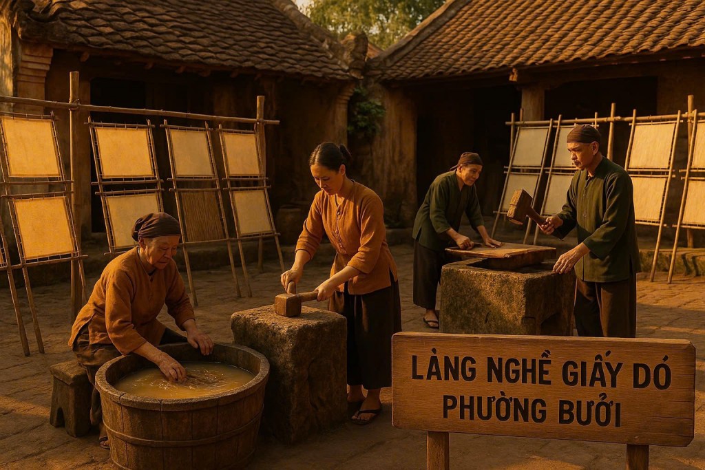 Làng quất Tứ Liên, xôi Phú Thượng… sinh động dưới góc nhìn AI