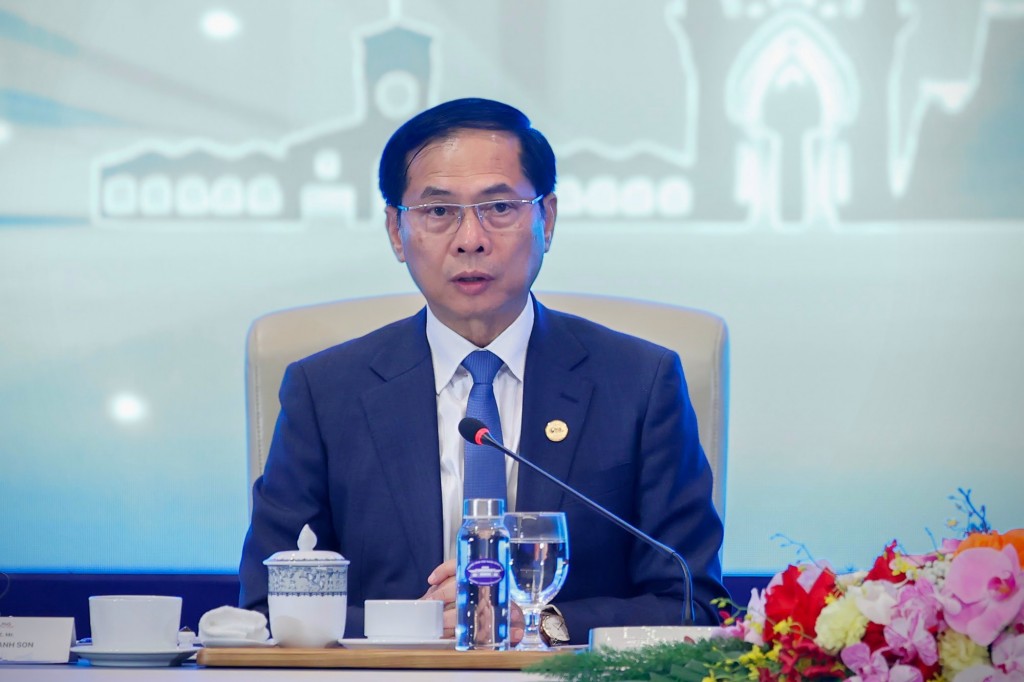 Phó Thủ tướng Bùi Thanh Sơn phát biểu tại Phiên thảo luận - Ảnh: VGP/Nhật Bắc