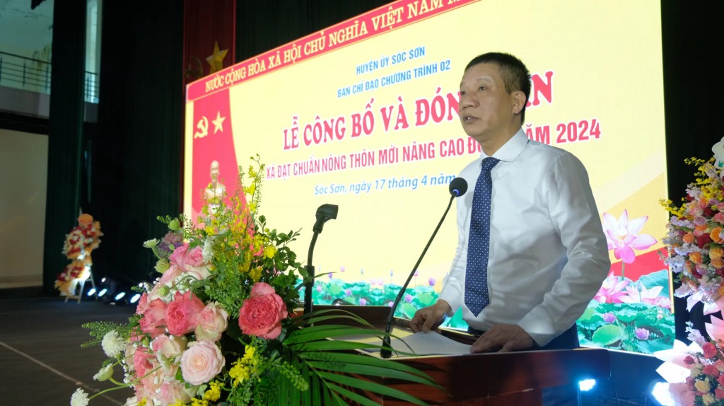 Huyện Sóc Sơn có thêm 7 xã đạt chuẩn Nông thôn mới nâng cao
