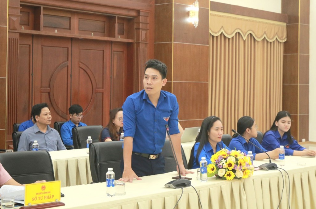 Các đoàn viên thanh niên đã phản ánh rõ những trăn trở, kỳ vọng của thanh niên trong quá trình lập thân, lập nghiệp