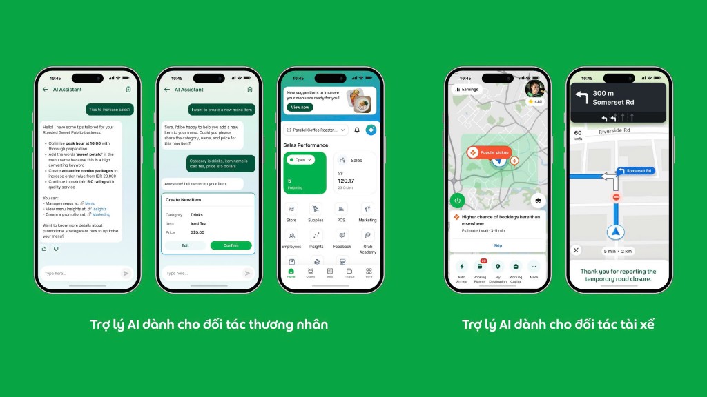 Grab triển khai công nghệ agentic AI để hỗ trợ đối tác tài xế và đối tác thương nhân