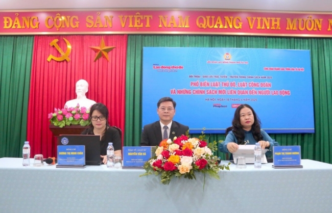 Phổ biến Luật Thủ đô, Luật Công đoàn tới đoàn viên, người lao động