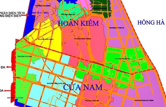 Dự kiến sắp xếp 18 phường thành 2 phường Hoàn Kiếm, Cửa Nam