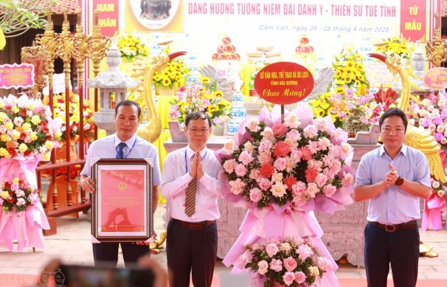 Khai hội đền Bia, công nhận khu du lịch cấp tỉnh