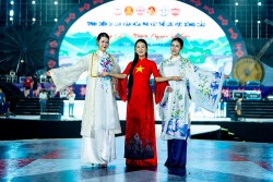 Vũ Thảo Giang đưa di sản văn hóa vào từng thiết kế áo dài