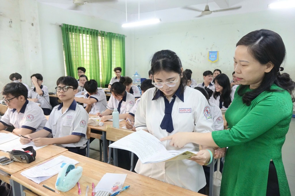 Thầy trò dồn sức cho kỳ thi tốt nghiệp THPT năm 2025