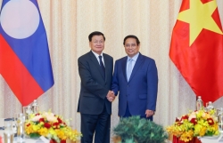 Thủ tướng Phạm Minh Chính tiếp Tổng Bí thư, Chủ tịch nước Lào