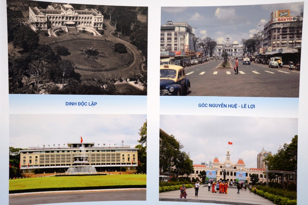 Dinh Độc Lập, góc Lê Lợi - Nguyễn Huệ (Ảnh Hà Phạm chụp lại)