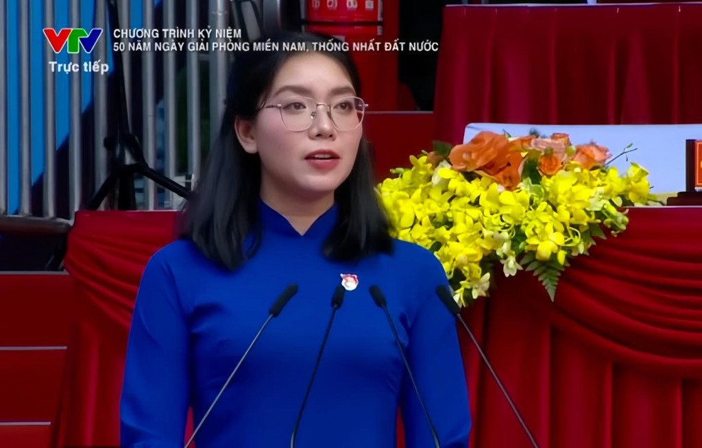 Đại diện thế hệ trẻ, Ủy viên Ban Chấp hành Thành đoàn Thành phố Hồ Chí Minh, Bí thư Đoàn trường Đại học Kinh tế - Luật, Đại học Quốc gia Thành phố Hồ Chí Minh, em Huỳnh Mạnh Phương bày tỏ lòng biết ơn vô hạn đối với thế hệ cha anh đã hy sinh vì Tổ quốc
