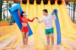 Hàng ngàn du khách nô nức đến Sun World Ha Nam - thiên đường “giải nhiệt” mới tại miền Bắc