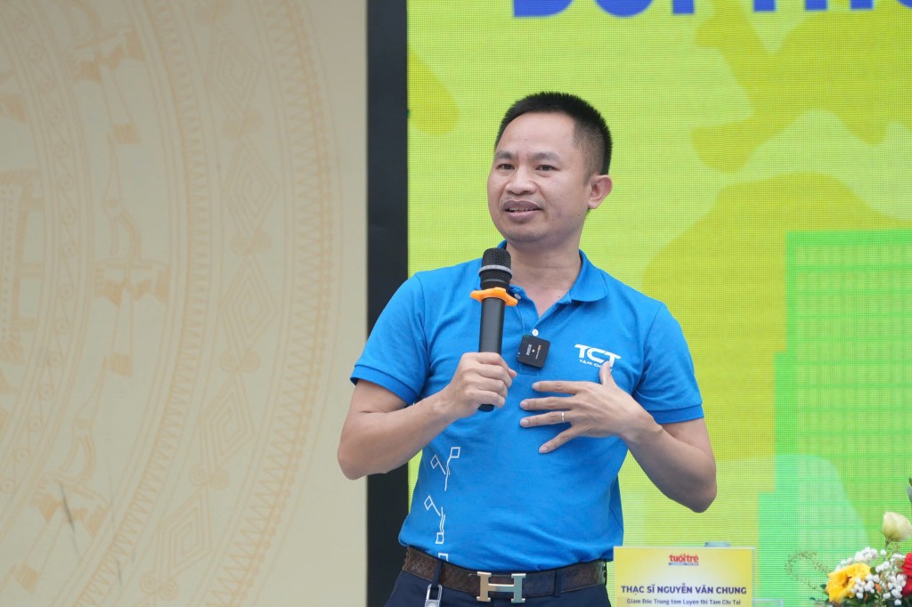 Thạc sĩ Nguyễn Văn Chung, Giám đốc Trung tâm Luyện thi Tâm Trí Tài