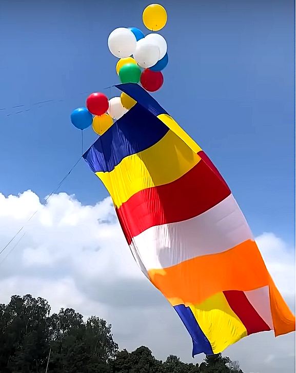 Thượng Đại kỳ lớn nhất thế giới tại Đại lễ Vesak 2025