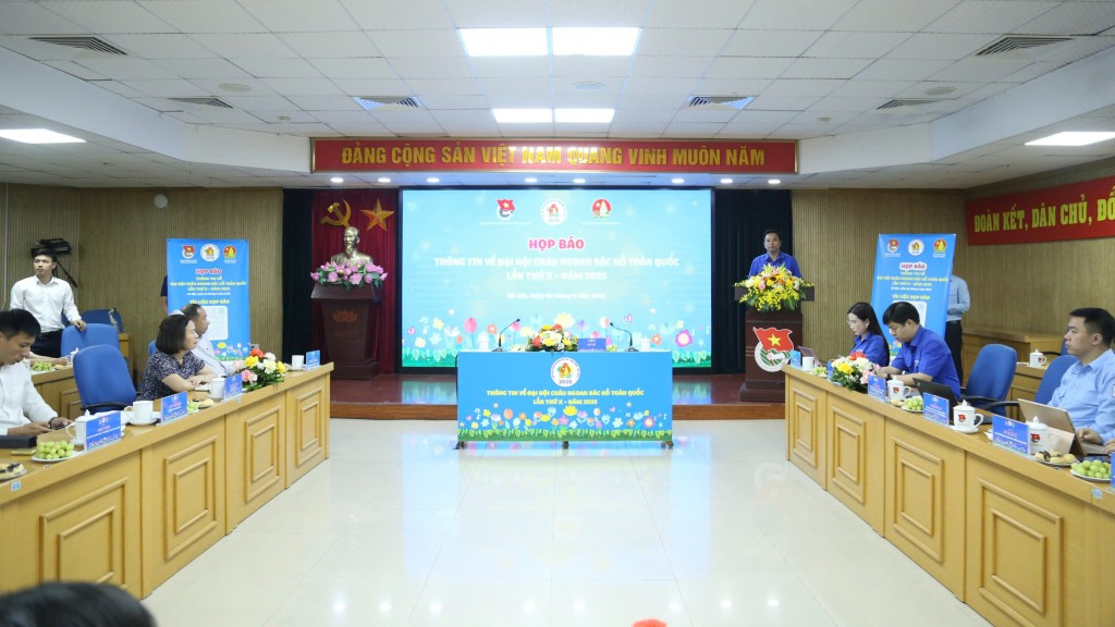 Chương trình họp báo giới thiệu Đại hội Cháu ngoan Bác Hồ toàn quốc năm 2025