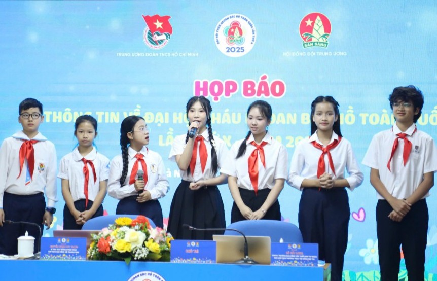 500 thiếu nhi xuất sắc tham dự Đại hội Cháu ngoan Bác Hồ