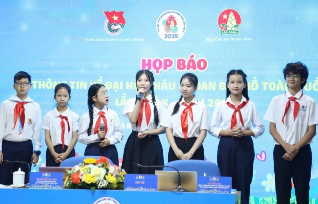 500 thiếu nhi xuất sắc tham dự Đại hội Cháu ngoan Bác Hồ
