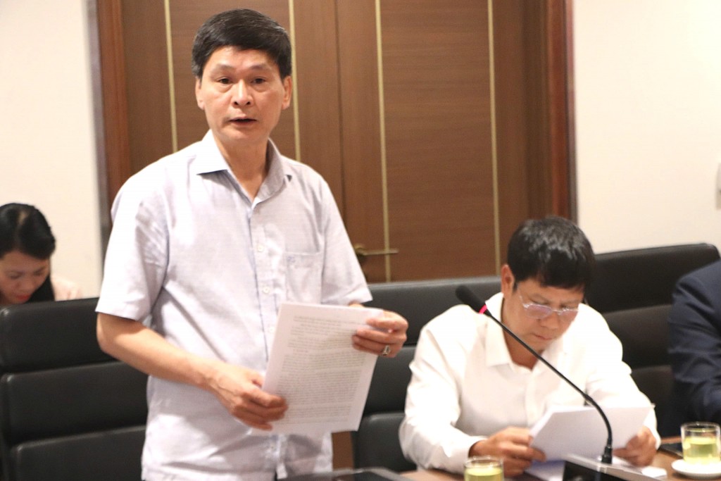 ông Vũ Cao Cương – Phó Giám đốc Sở Y tế Hà Nội đã báo cáo tình hình dịch bệnh trên địa bàn Thủ đô trong 4 tháng đầu năm 2025