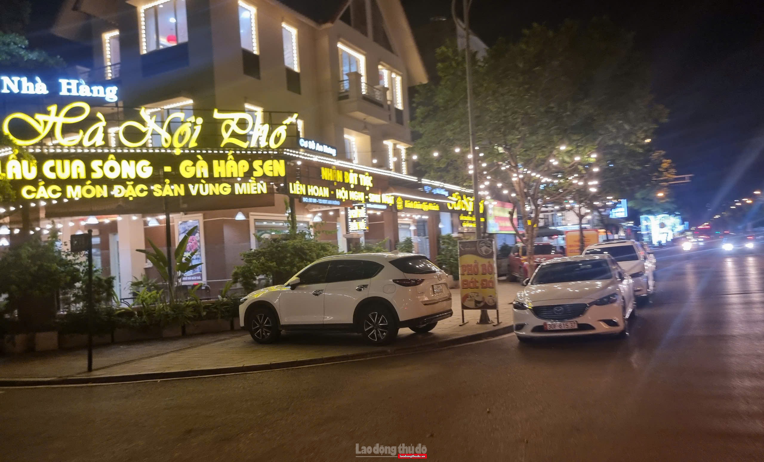 Phường Dương Nội (quận Hà Đông): Mở nhà hàng trên vỉa hè