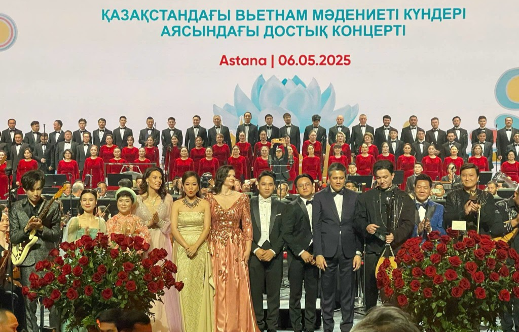 Ấn tượng chương trình hòa nhạc hữu nghị Việt Nam - Kazakhstan