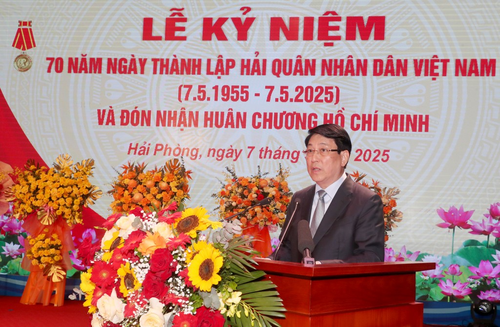 Chủ tịch nước Lương Cường phát biểu chỉ đạo tại buổi lễ