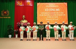 Nhiều lãnh đạo cấp phòng, Công an tỉnh Bình Thuận nghỉ hưu trước tuổi