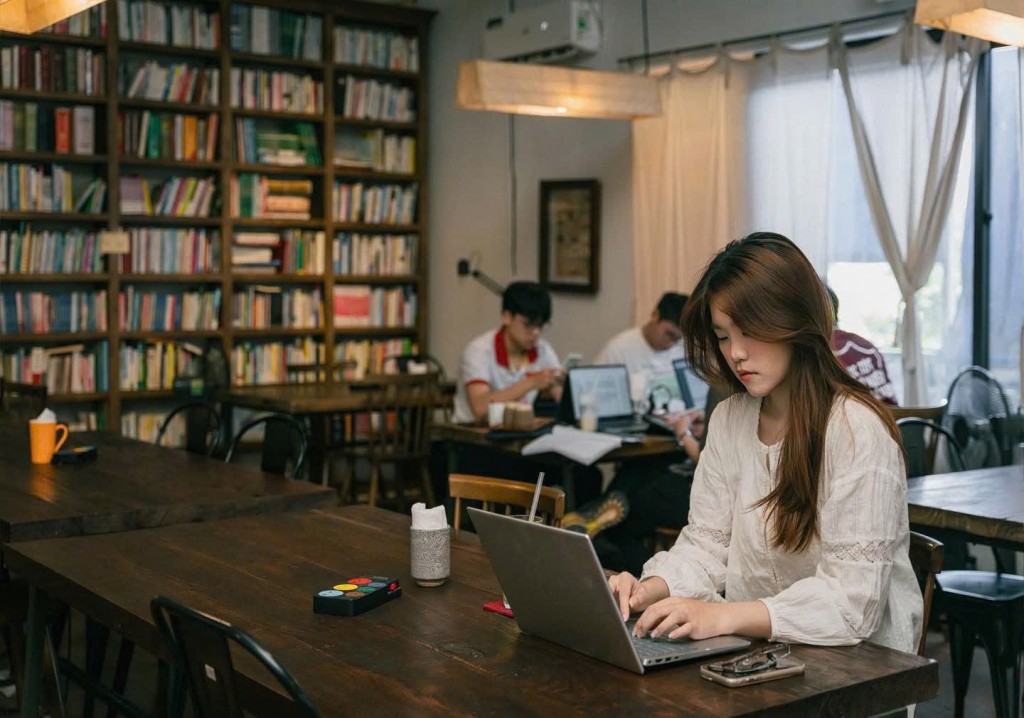 Giới trẻ Hà thành thích thú “đóng đô” ở quán cà phê