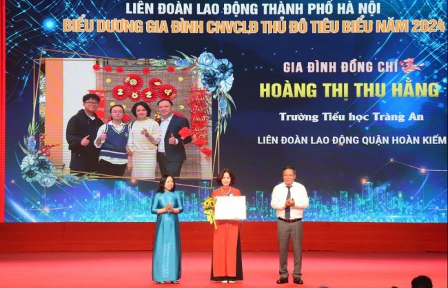 100 gia đình công nhân, viên chức Thủ đô tiêu biểu sẽ được biểu dương