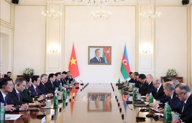 Tổng Bí thư Tô Lâm hội đàm cấp Nhà nước với Tổng thống Azerbaijan