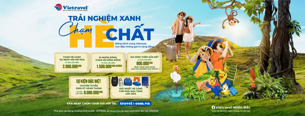 Chương trình khuyến mại “Trải nghiệm xanh – Chạm hè chất”