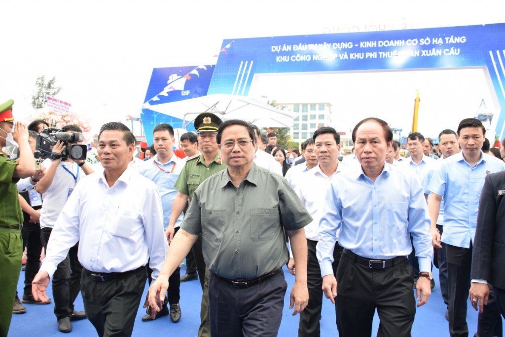 Thủ tướng Chính phủ Phạm Minh Chính và Đoàn công tác Chính phủ về làm việc với Hải Phòng