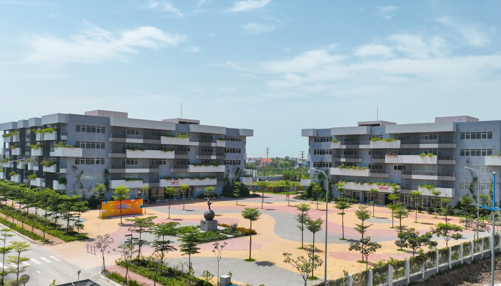 Một cơ sở giáo dục chất lượng cao đang hoạt động tại khu đại học Nam Cao, phía Nam Hà Nội