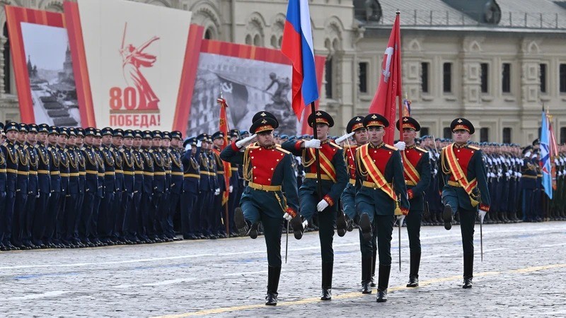 Quang cảnh lễ duyệt binh. (Ảnh: RIA Novosti/Nhandan)
