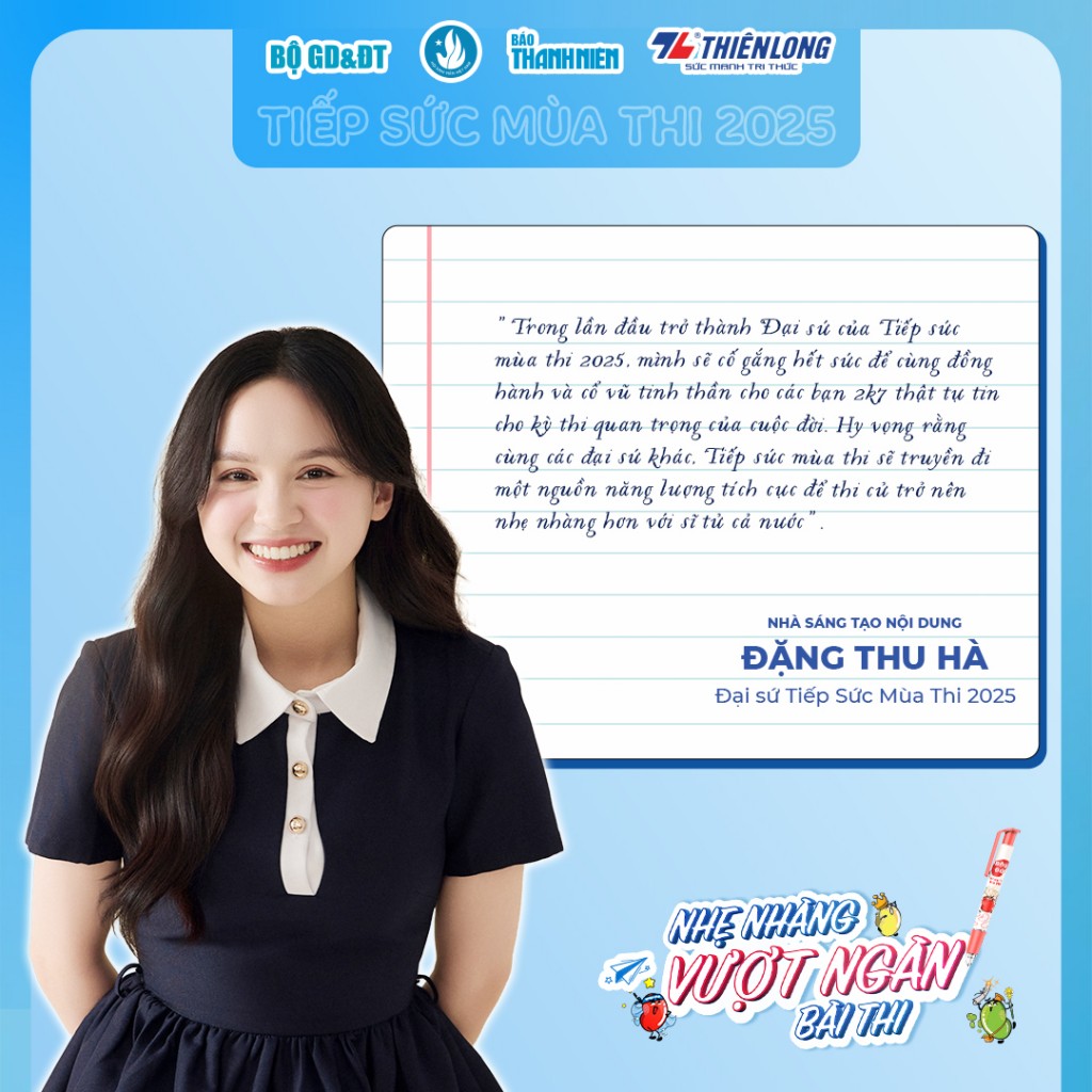Đặng Thu Hà và Nguyễn Thu Hảo – hai nhà sáng tạo nội dung đình đám của VJ Schannel, mang đến những góc nhìn vui nhộn, gần gũi giúp sĩ tử bớt căng thẳng trong mùa thi. Đặng Thu Hà và Nguyễn Thu Hảo – hai nhà sáng tạo nội dung đình đám của VJ Schannel, mang đến những góc nhìn vui nhộn, gần gũi giúp sĩ tử bớt căng thẳng trong mùa thi.