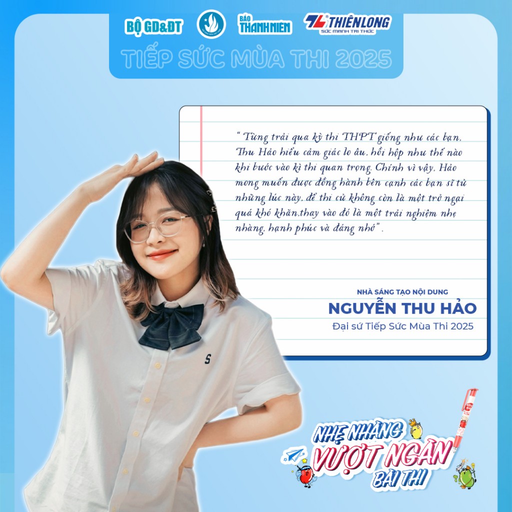 Dàn đại sứ đình đám giúp sĩ tử nhẹ nhàng vượt ngàn bài thi