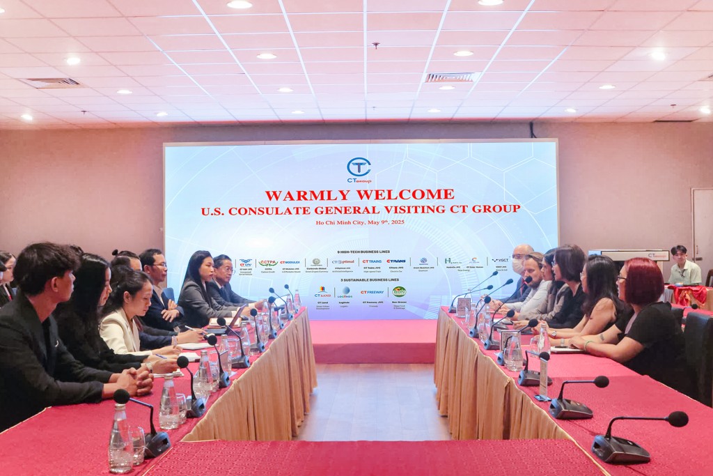 Phái đoàn Tổng Lãnh sự quán Hoa Kỳ tại TP.HCM làm việc cùng CT Group