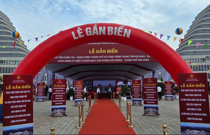 Hải Phòng: Khánh thành, gắn biển và khởi công 12 công trình trọng điểm